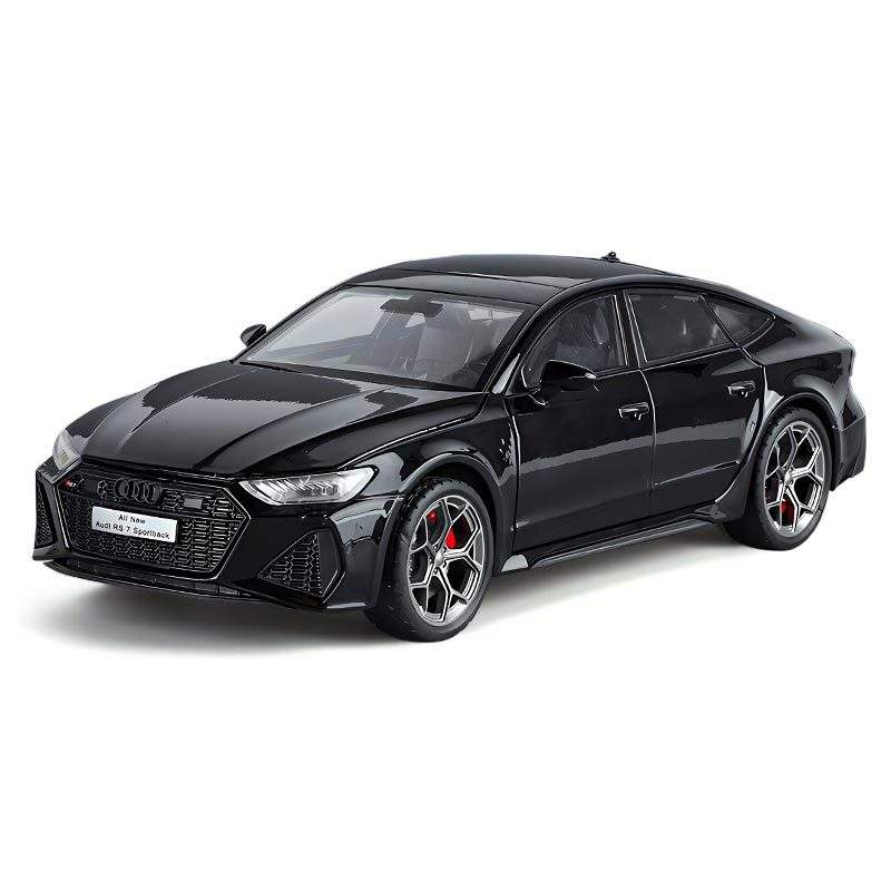 正版授权1:24奥迪RS7合金车模汽车中控模型摆件男友礼物新品