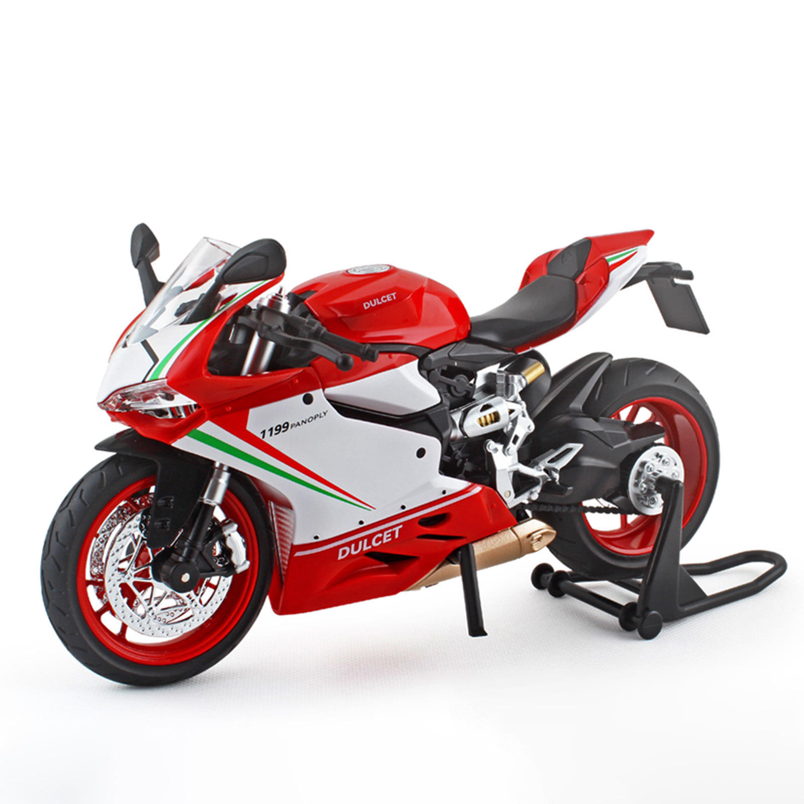 新款 大号合金1:9杜卡迪1199机车模型仿赛重机声光男孩玩具礼物批