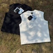 Y001 坎肩显壮背心 KEBUSI 索罗娜2.0中空sorona凉感小领口无袖