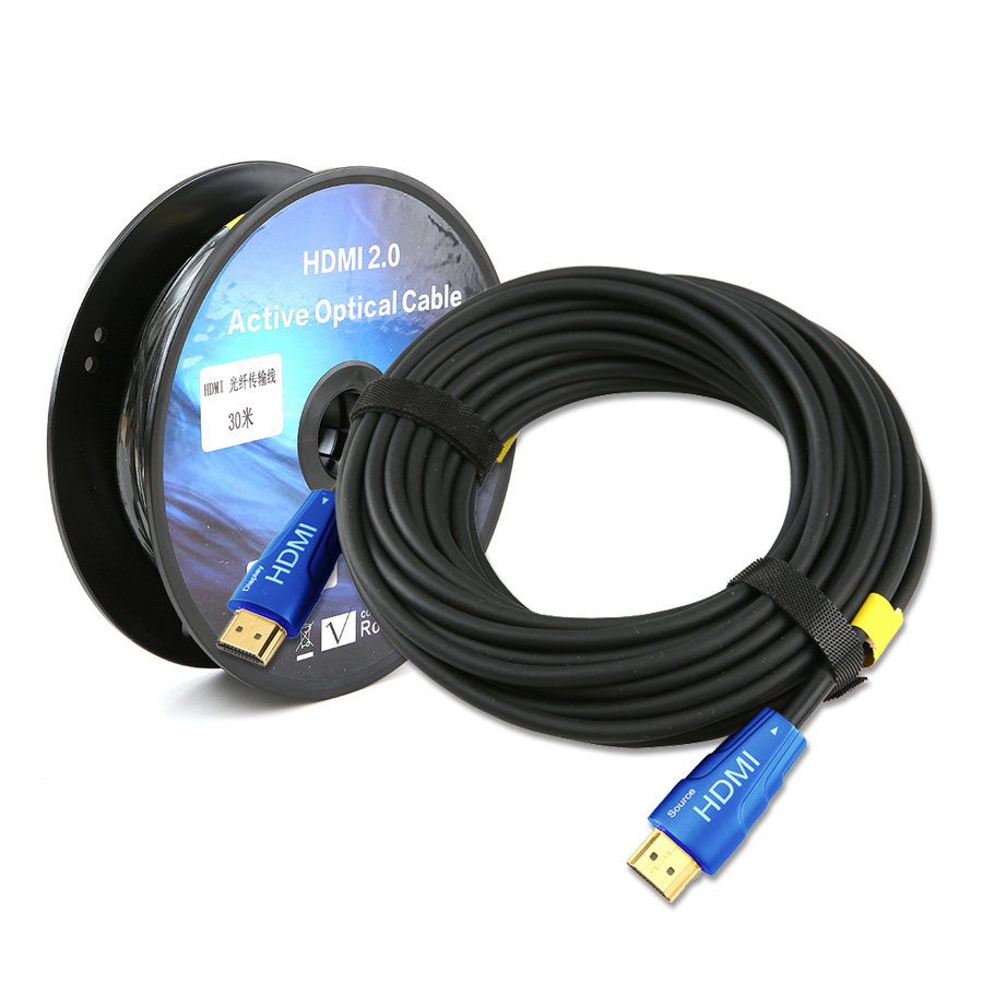 HDMI光纤线高清信号线电视机投影仪机顶盒视频线4K8K连接线工程线