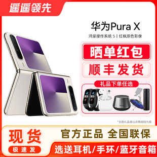 Huawei 顺丰速发 12期免息 1610阔型屏鸿蒙操作系统5红枫原色影像折叠屏手机鸿蒙智能手机 Pura 华为