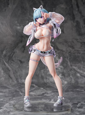 正品全新 Bibi Buttons 近未来猫又 MIU 原画 手办