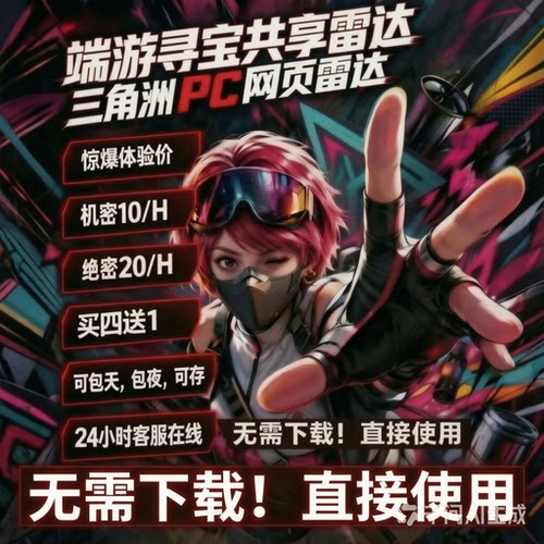 三角洲共享雷达寻宝鼠实时网页共享雷达3x3辅助共享PC 端