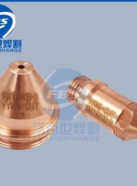 原厂100等离子割嘴电极100102-D喷嘴100103割枪配件