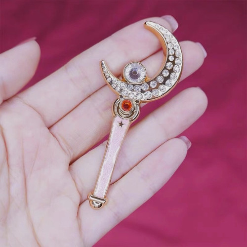 美少女战士SailorMoon水兵月月野兔小小兔变身器杖胸针动漫周边