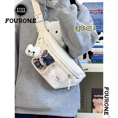 穗子日系ins二次元少女透明痛包10cm娃包百搭学生斜挎胸包女