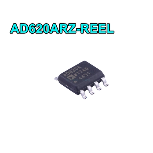 AD620ARZ-REEL 丝印AD620A SOIC-8 ADI(亚德诺) 仪表放大器 原装