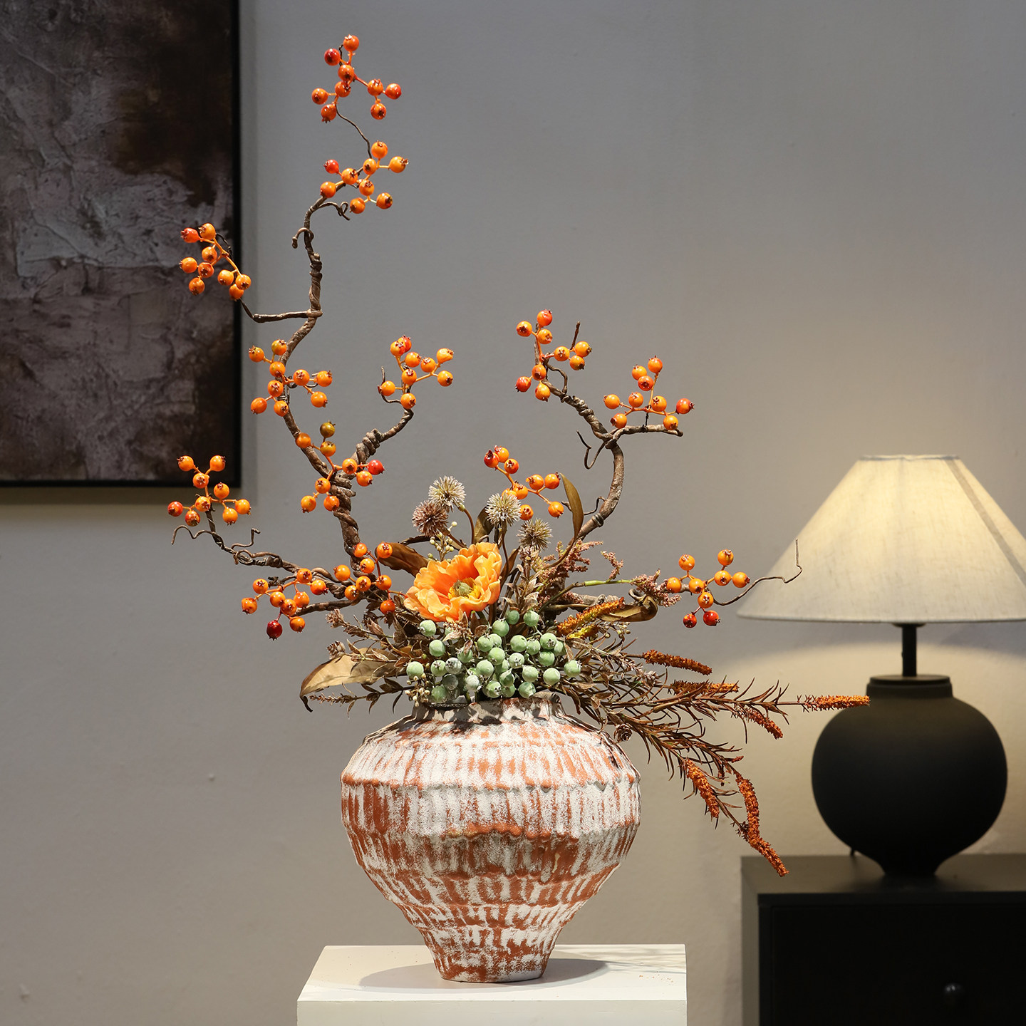 陶瓷花瓶中式宋代美学禅意摆件简约现代装饰创意法式民宿酒店奶油,家居饰品,花瓶,淘宝优惠券,粉丝福利购,淘宝优惠卷