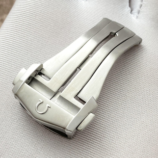 高版本！适配欧米茄表扣海马150/300/600四分之一橙超霸折叠扣18m