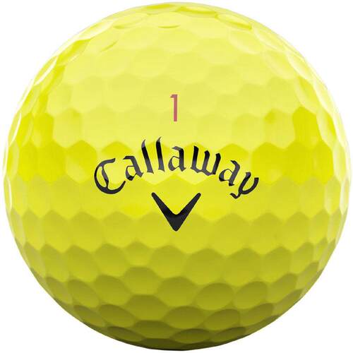 海外代购Callaway/卡拉威高尔夫球速度控制黄色彩色球场竞技