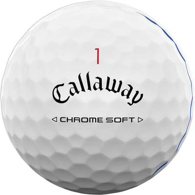 Callaway卡拉威高尔夫球高精度稳定飞行柔软触感专业级性能白色