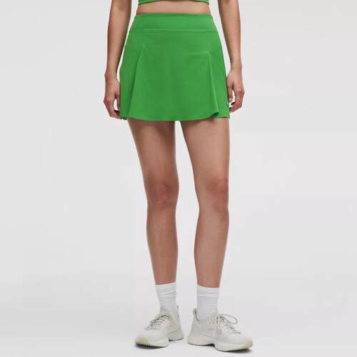 lululemon高腰A字网球运动短裙