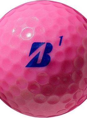 代购Bridgestone高尔夫球柔软触感精准控制低振动个性化粉色白色