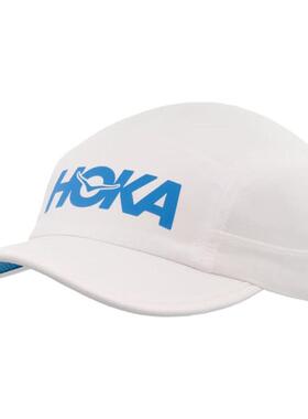 代购Hoka OneOne棒球帽女透气防紫外线白色轻便跑步体育活动运动