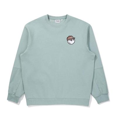 MALBON GOLF男士圆领卫衣日常穿着保暖舒适宽松版型轻便易穿