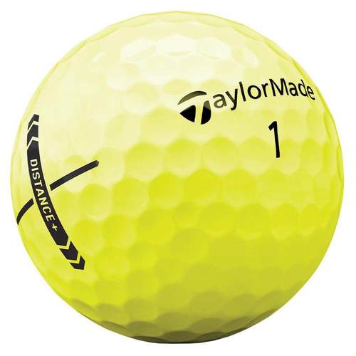代购Taylormade高尔夫球远距离对齐反馈易对齐精准击球黄色