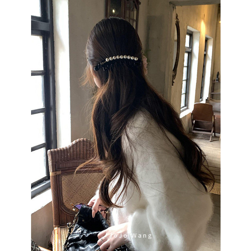 珍珠马尾夹~超温柔抓夹简约竖夹高级发夹气质韩国发饰头饰香蕉夹,饰品/流行首饰/时尚饰品新,发饰,淘宝优惠券,粉丝福利购,淘宝优惠卷