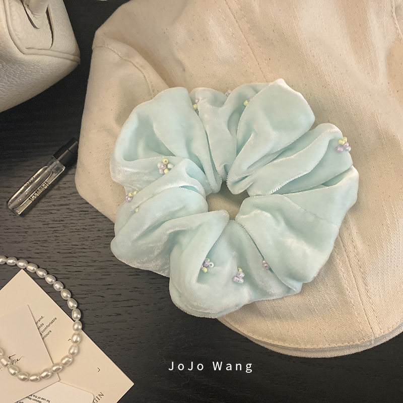 雪莉的冬天~真丝丝绒发圈女扎头发饰肠圈高级感洋气韩国时尚头绳