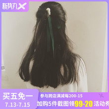 【飘】汉服古风发饰合集宽飘带发圈头饰发绳珍珠水晶皮筋头饰长款