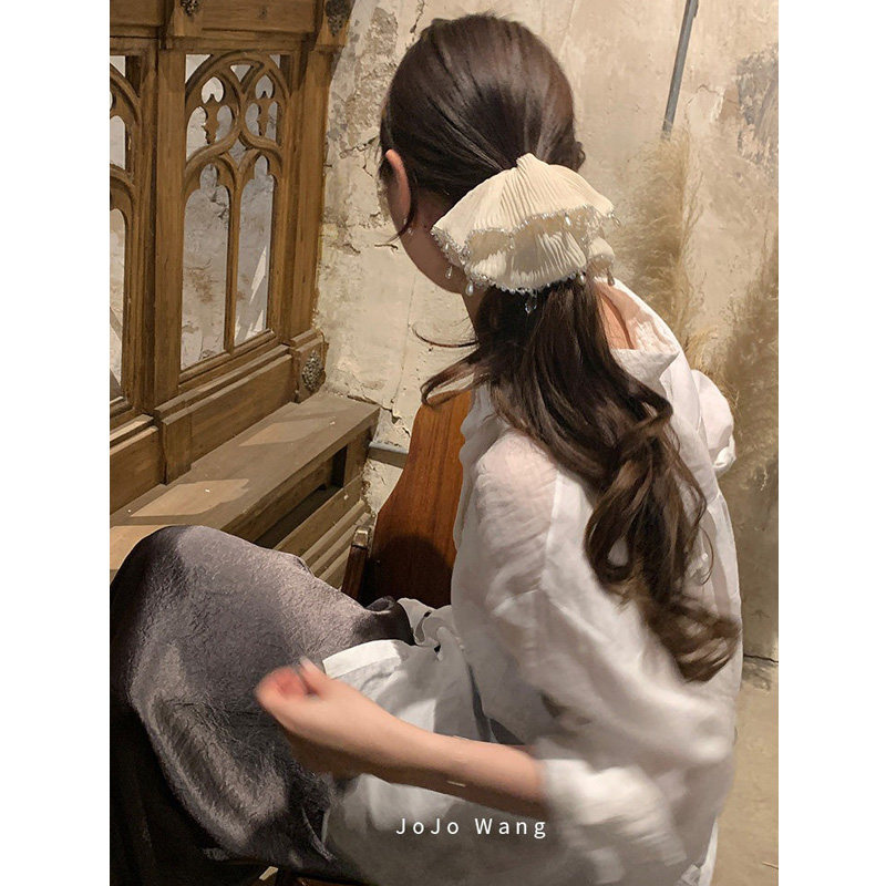 天呐~也太美啦！水晶气质发圈女扎头发饰高级感洋气韩国时尚头绳