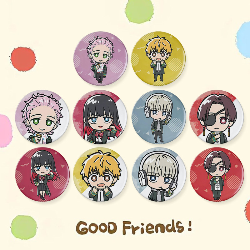 防风铃苏枋隼飞榆井秋彦动漫周边吧唧胸章徽章谷子痛包挂件定制