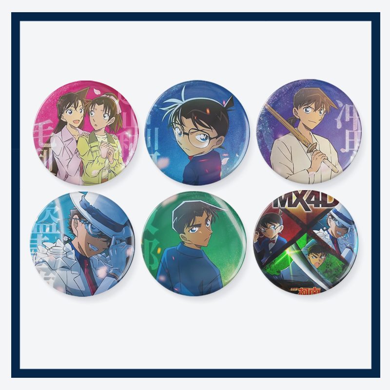 名侦探柯南百万美元五棱星系列徽章二次元2