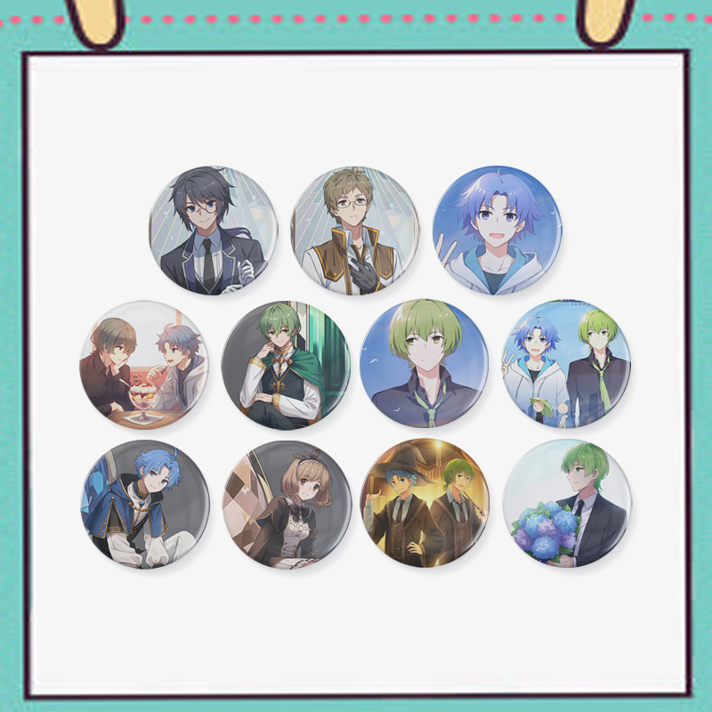 小蓝和小绿系列徽章 马口铁徽章 吧唧2