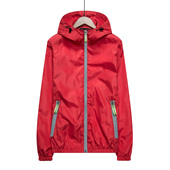 夹克运动外套春秋装 男女连帽防风衣新款 情侣外套潮流帅气反光大码