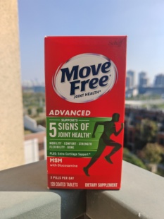Free绿瓶骨胶原氨糖软骨素润滑MSM维骨力120粒 现货美国直购Move