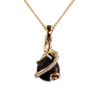 法国IDee音符项链女吊坠锁骨小众设计感潮流紫水晶配饰品生日礼物