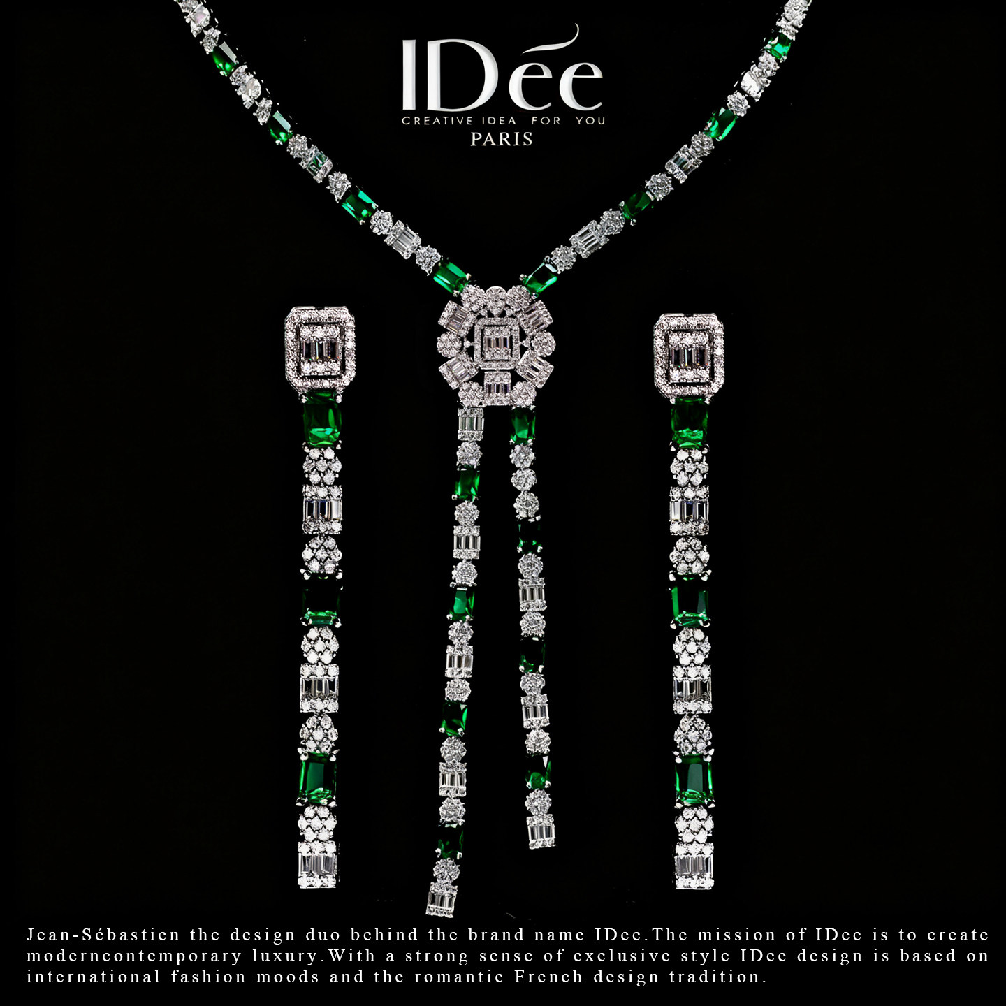 IDee轻奢小众艺术项链耳饰