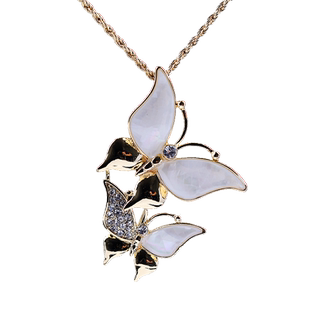 法国IDee毛衣链女百搭潮流时尚毛衣项链金色小众设计春夏款饰品