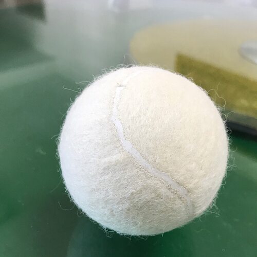 不掉毛订制毛尼白色网球展示