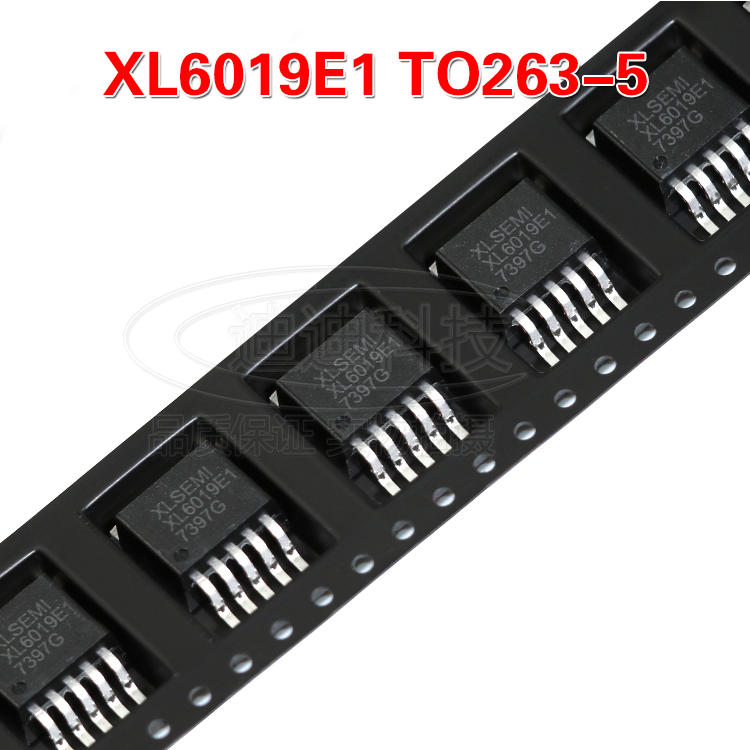 贴片 XL6019E1 DC-DC 升压型电源芯片 42V 4A 400KHZ TO263 原装，每批次收到产品先测试，试用合格方可上机，如测试出现产品质量问题，请在15天内联系本公司，更换或退货。如未测试直接上机出现质量问题本公司不予受理。