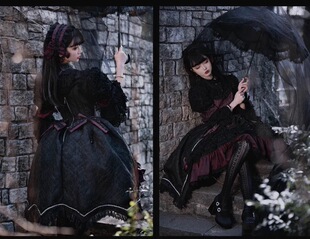 【daydream】秘密陈列馆  杯之盛宴 哥特风连衣裙lolita