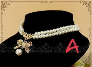 【daydream生活馆】赫本时光  古典lo优雅三层/多层珍珠项圈