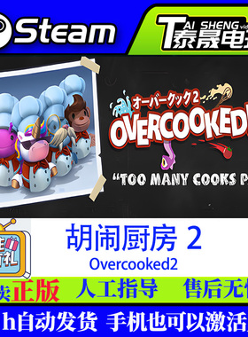 steam正版国区cdkey胡闹厨房2cdkey Overcooked2 全DLC激活码入库