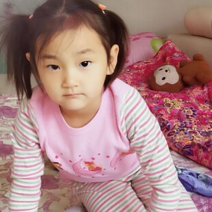 阿宝托比女童春秋长袖彩棉家居服两件套 秋衣裤亲肤保暖舒适大码