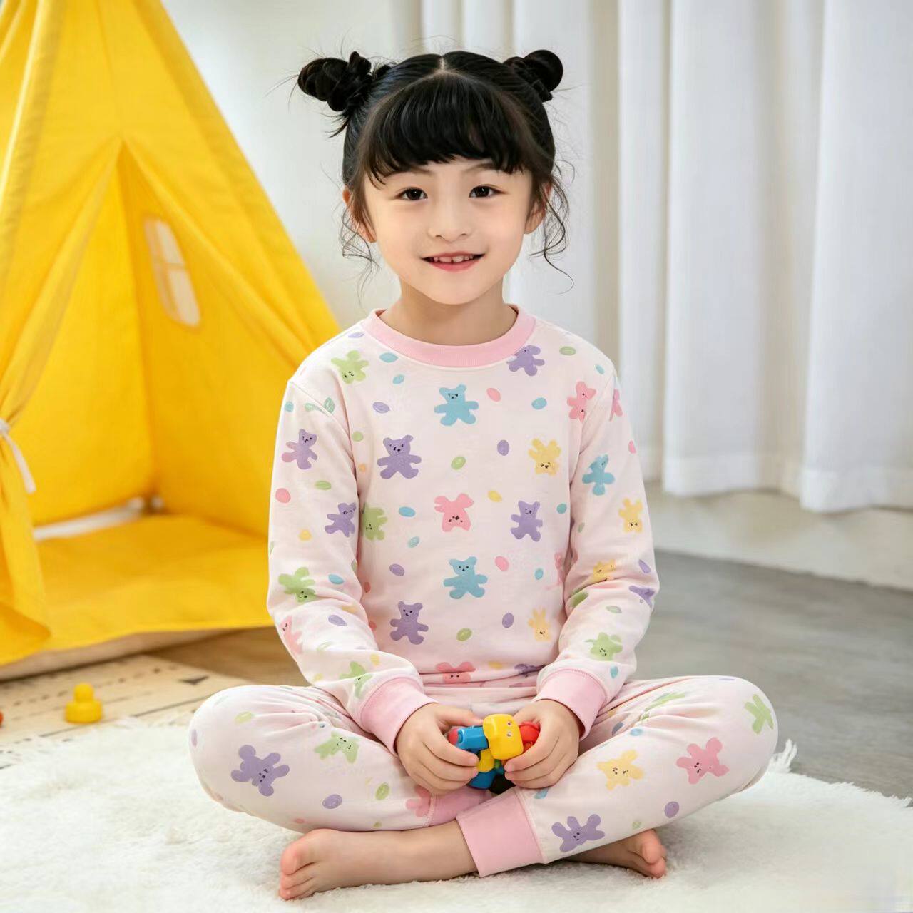抗菌家居服套装阿宝托比全棉保暖
