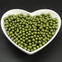 Оливково-зеленый | Диаметр 6 мм, около 200 штук.