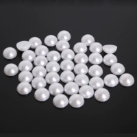 1# чистый белый (Abs Pearl, плоское дно, не-пористого полукруглого диаметра около 1,5 мм, около 1000 штук/упаковка)