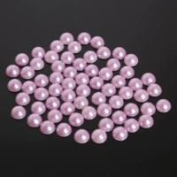 12# светло-фиолетовый (Abs Pearl, плоское дно, не-пористого полукруглого, диаметр около 8 мм, около 200 штук/упаковка)