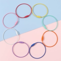 Стальная проволка, баллончик с краской, брелок, 50mm, 1.5mm, 15см, 10 шт