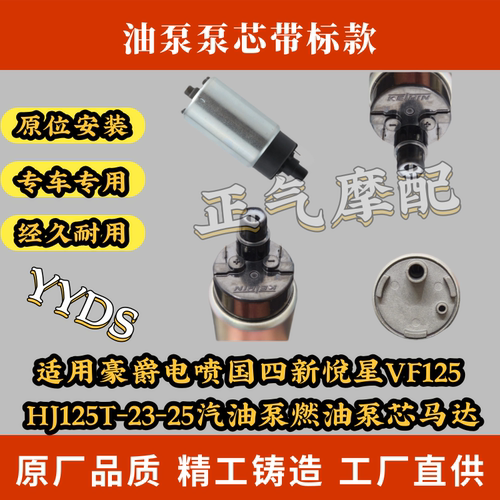适用豪爵电喷国四新悦星VF125 HJ125T-23-25汽油泵燃油泵芯马达