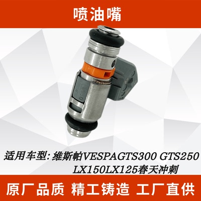 适用维斯帕VESPAGTS300 GTS250LX150LX125春天冲刺 喷油嘴意大利