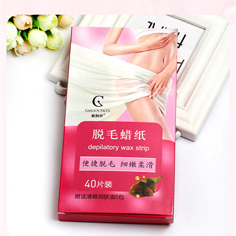 格润丝脱毛蜡纸40片装 经典老国货 轻松便捷脱毛舒适 国货老牌子