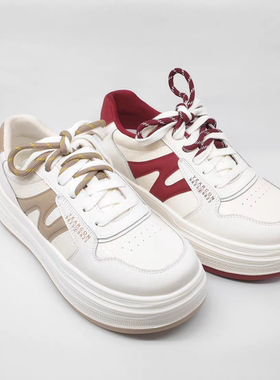 意尔康小白鞋女2025新款秋季百搭休闲鞋德训鞋板鞋5571AD12470Y