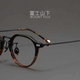 气质商务高级感 超轻纯钛眼镜架近视可配男士 设计师款 眼镜框男款