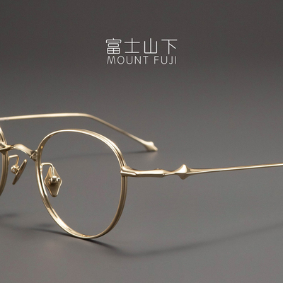 李东旭同款 眼镜框男款日本超轻纯钛眼镜架近视男士气质高端圆框