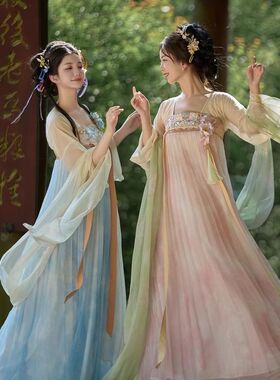 【正版声明】半绯烟花仙记原创汉服女齐胸连衣裙改良日常2025新品